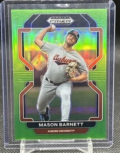 2022 Panini Prizm Draft Picks - Mason Barnett #PDP87 Neon Green Prizm /75 (RC) - Foto 1 di 5