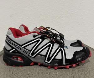 Zapatos de Senderismo Tenis Salomon Speedcross 3 (128652) EE. UU. Para Hombre Talla 8 ROJO/GRIS - Imagen 1 de 17
