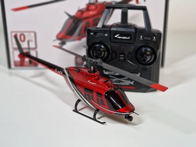 Amewi 25342 Bell 206 CP Jet Ranger Rc Helikopter 6-Kanal 6G Rc Heli Hubschrauber - Bild 1 von 4