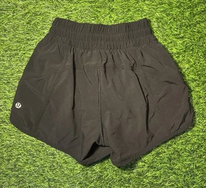 Pantalones Cortos para Correr Lululemon Low Rise Tracker V 4" Negros Talla 2 Para Mujer Correr - Imagen 1 de 6