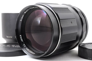 Pentax Super-Multi-Coated Takumar 135mm F2.5 MF Lens w/Hood NEAR MINT+ Japan - Picture 1 of 14