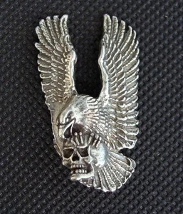 Eagle Skull Pin  - Picture 1 of 1