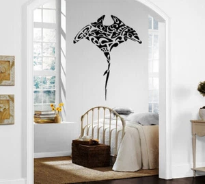 Manta Ray Ocean Marine Animal Collage Decor Wall Mural Vinyl Decal Sticker M427 - Picture 1 of 3