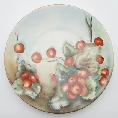 Plato de cerámica vintage C. Hutschenreuther favorito Baviera pintado a mano cerezas Foto 1 de 4