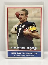2004 Topps Bazooka Ben Roethlisberger Rookie # 210 Steelers QB Card Rc