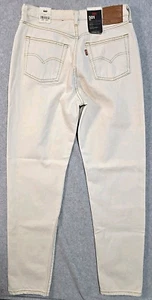 Levis 501 '81 Button Fly Tapered Leg Acid Wash Denim Womens Jeans 28x31 NWT $108 - Picture 1 of 7