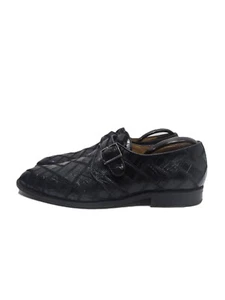Zapatos David Eden Monk Correa Cocodrilo Negros Para Hombre Talla 11.5 - Imagen 1 de 11