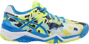 Asics Gel Resolution 7 L.E Womens Tennis Shoes Blue Sports Training Trainers Gym - Picture 1 of 6