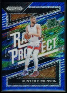 Hunter Dickinson Rated Prospect Rookie /19 Blue Shimmer 2024 Prizm Draft #5 - Picture 1 of 2