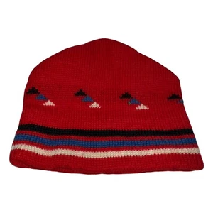 Vintage Smiley Sparks Nevada Pure Wool Hat Cap Beanie  - Picture 1 of 4