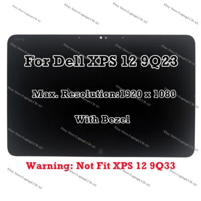 12.5" Dell XPS 12 9Q23 FHD 1920x1080 LCD LED Display Touch Screen Panel Assembly - Image 1 of 4
