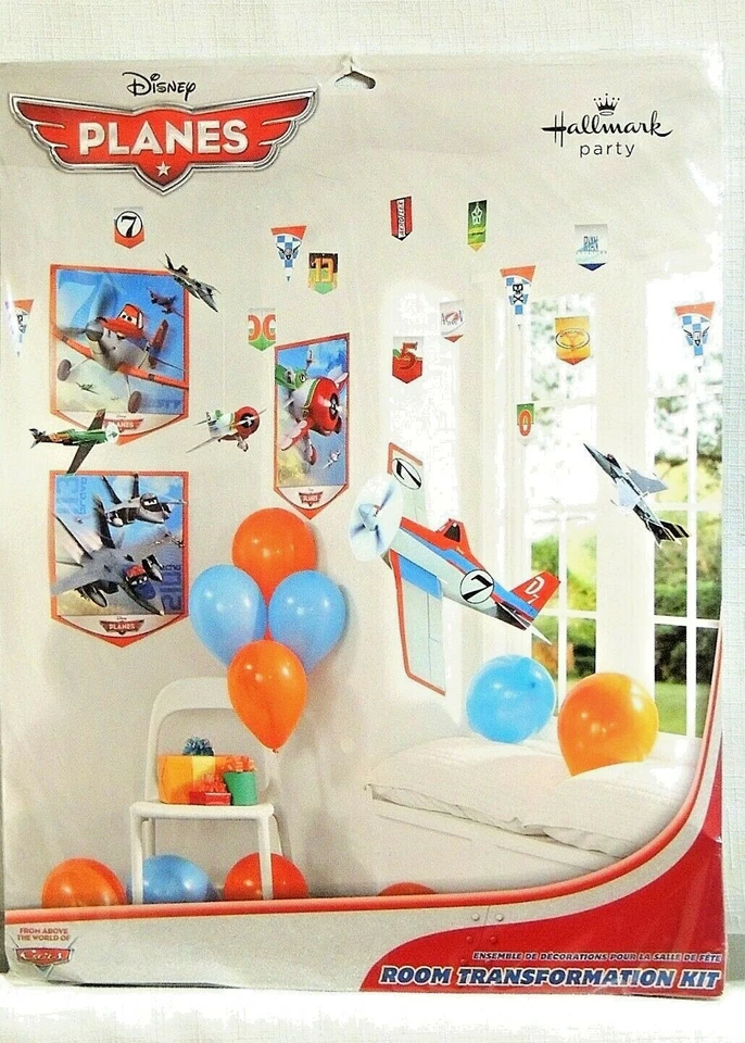 НОВЫЙ ~ DISNEY САМОЛЕТЫ ~ 1-КОМНАТА ТРАНСФОРМАЦИИ НАБОР - ДЕНЬ РОЖДЕНИЯ - ДЕТСКИЙ ПРАЗДНИК  - Изображение 1 из 1