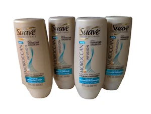 Suave Moroccan Infusion Shine 2x Shampoo 2x Conditioner 2fl ozs each Travel Size - Picture 1 of 3