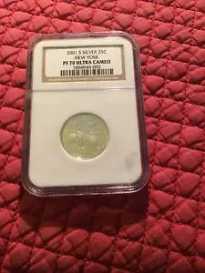 New York Silver state quarter NGC proof 70 Cameo - Picture 1 of 2