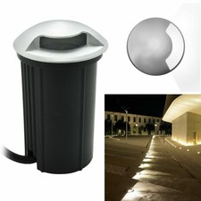 Faretto calpestabile radente 1 finestra LED 3W segnapasso incasso giardino IP65