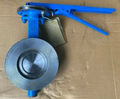 Válvula mariposa oblea de alto rendimiento de 5", disco de acero inoxidable Foto 1 de 4