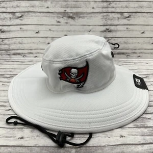 Tampa Bay Buccaneers New Era Training Camp Panama White Bucket Hat Men's OSFM - Picture 1 of 6