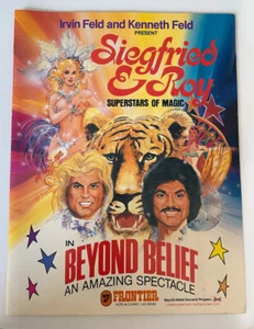 SIEGFRIED & ROY BEYOND BELIEF SOUVENIR PROGRAM ('81) / Vintage Magic Ephemera - Picture 1 of 6