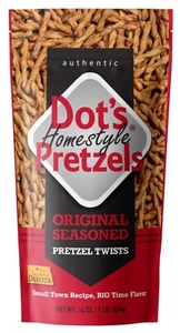 Dot's Homestyle Pretzels,Original Seasoned Pretzel Twists, 16 oz Family Size Bag - Picture 1 of 5