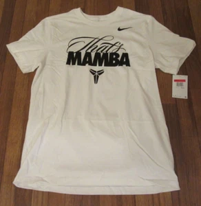 Nike Kobe Bryant That's Mamba Tee T-Shirt Size Large White HQ1757 100 Brand New - Picture 1 of 10