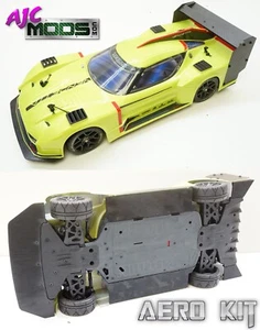 Aero Kit Underbody Pan Ground Effects Upgrade for Arrma Vendetta 3S BLX 100+ MPH - Picture 1 of 9