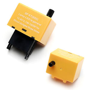8Pin CF18 LM449 Speed Adjustable Strobe/Flash/Blink 3-in-1 LED Flasher Relay Fix