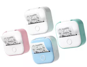 Mini impresora de bolsillo, actualización mini impresora térmica portátil inalámbrica Bluetooth - Imagen 1 de 19