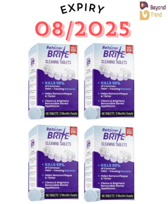 Retenedor Brite Caja Tabletas 96ct, 3 Meses Suministro Pack De 4 - 384 Unidades Foto 1 de 4