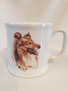 Collie Dog Oversized Coffee//Collectible Mug - Collie Head and Hx of Collie - Picture 1 of 7
