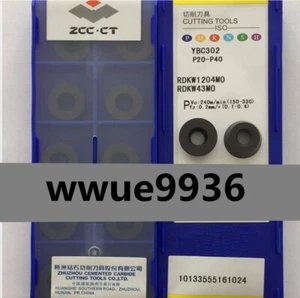 ZCC.CT RDKW1204MO YBC302 RDKW43MO R6 round milling blade carbide inserts 10Pcs - Picture 1 of 1