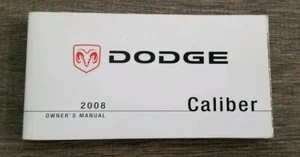 2008 Dodge Calibur Owners Manual Paper Book 08 Calibur - Bild 1 von 4