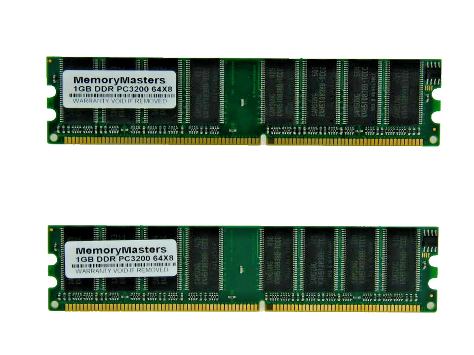 2GB 2X 1GB PC3200 184pin DDR RAM Apple iMac G5 Memory 2GHz - Image 1 of 1