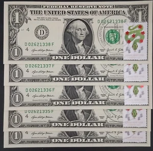 2025 Lunar New Year SNAKE Stamp First Day Issue FDC $1 Dollar Bill Note 1FD25-01 - Picture 1 of 7