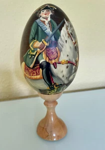 Russisch Holzei handbemalt, Zar Peter I. in jungen Jahren, - Bild 1 von 1