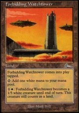 Forbidding Watchtower X4 (Urza's Legacy) MTG (NM) *CCGHouse* Magic