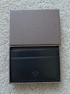 New Authentic Patek Philippe Cardholder Card Holder Card Card Black - Picture 1 of 4