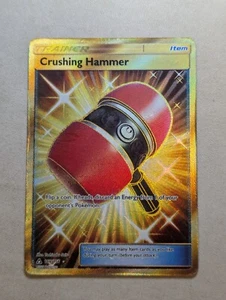 Crushing Hammer - 166/156 - Pokemon Ultra Prism Sun & Moon Secret Rare - MP - Picture 1 of 2