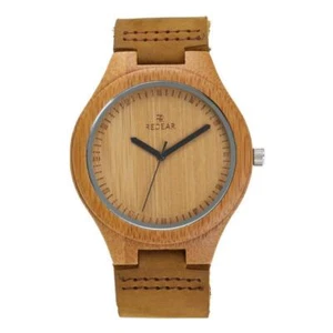 Bamboo Classic Wooden Watch leather couple models bamboo and wood watches - Picture 1 of 6