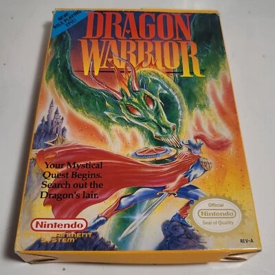 Dragon Warrior (Nintendo Entertainment System, 1986)CIB, TESTED - Image 1 of 4