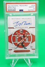 2021 National Treasures Signatures SP /99 #6 Jerry Rice Auto PSA 10 R6220J