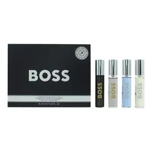 Hugo Boss Bottled 4 x 10ml Travel Spray Gift Set - Damaged Box - Picture 1 of 4
