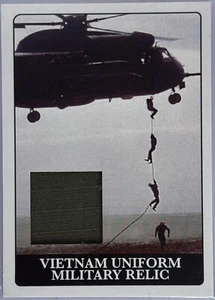 Tarjeta de reliquia militar uniforme Vietnam 2019 Historic Autograph Co 1969 - Imagen 1 de 2