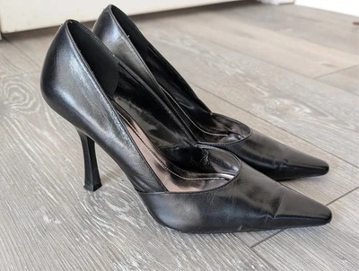 BCBGeneration Katchen черный stiletto насосы вкратце носок каблуки женщин Sz 10 - Изображение 1 из 4