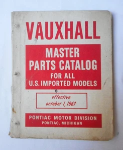 1967 PONTIAC VAUXHALL MASTER PARTS CATALOG MANUAL ALL MODELS  ORIGINAL - Bild 1 von 5