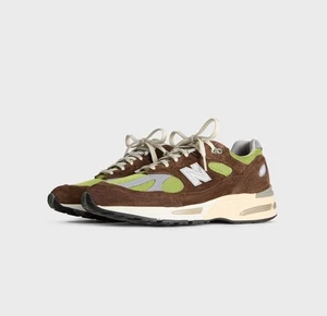 Talla 13 - KITH x Danielle Cathari x New Balance Hecho en Reino Unido 991V2 Matcha Reverso - Imagen 1 de 11