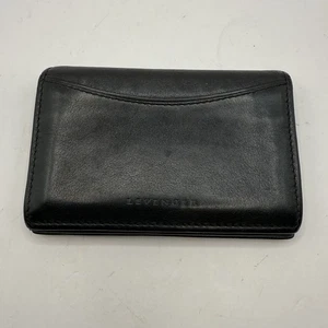 Vintage Leder 4x2 3/4 Levenger Visitenkarten Geldbörse Doppelfaltung - Bild 1 von 8
