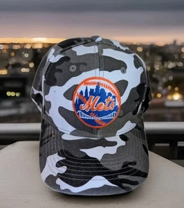 New York Mets Logo / CAMO HAT CAP NEW Adjustable Unique quality . - Picture 1 of 4