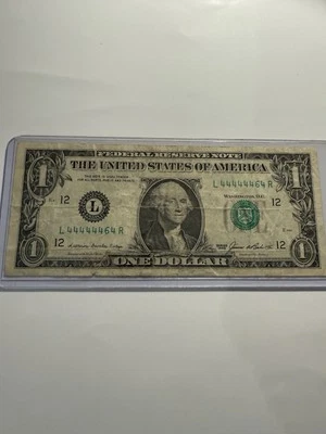 7 Of A Kind Note, Near Solid L44444464 - Image 1 of 2