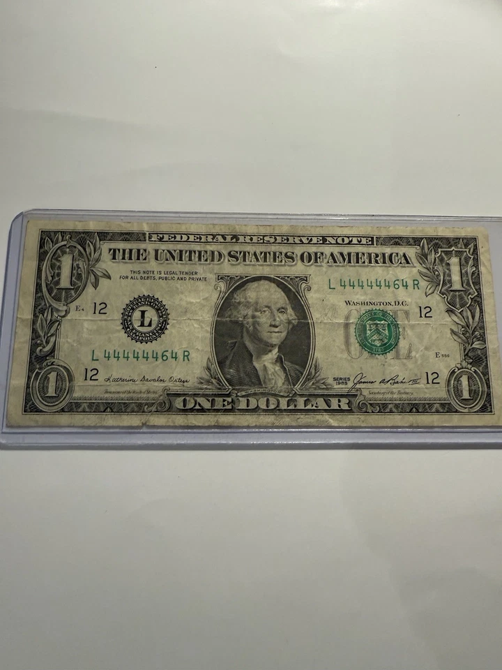 7 Of A Kind Note, Near Solid L44444464 - Image 1 of 2