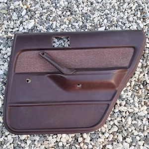 1987-1988 Toyota Camry REAR RIGHT Door Trim Panel Maroon RH OEM MANUAL WINDOWS - Picture 1 of 16